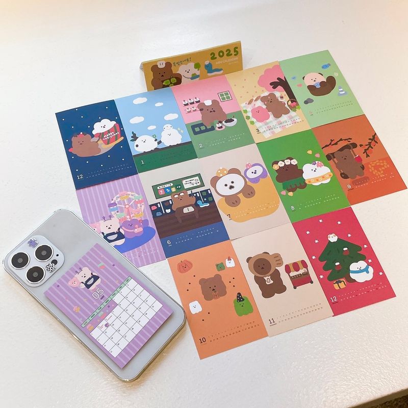 2025 chanibear mini calendar