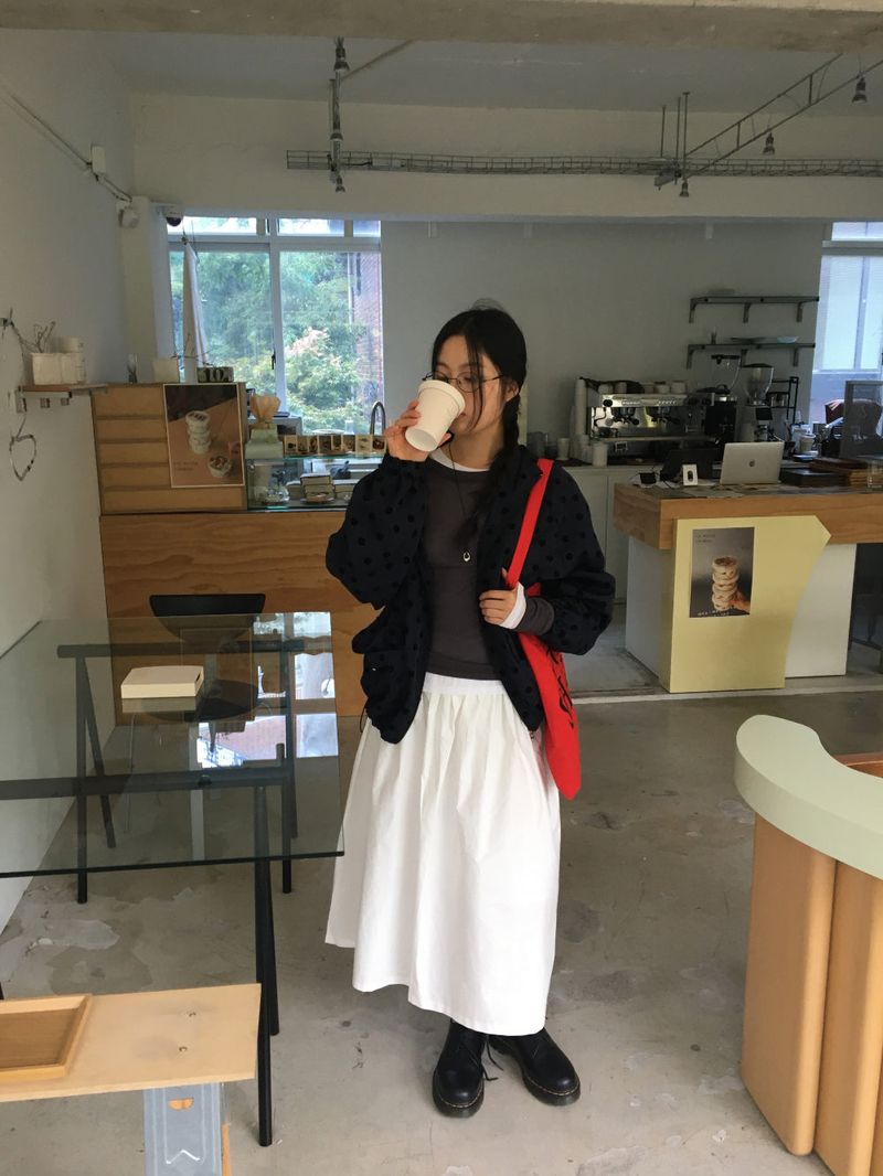 Ripley flare skirt (2color)
