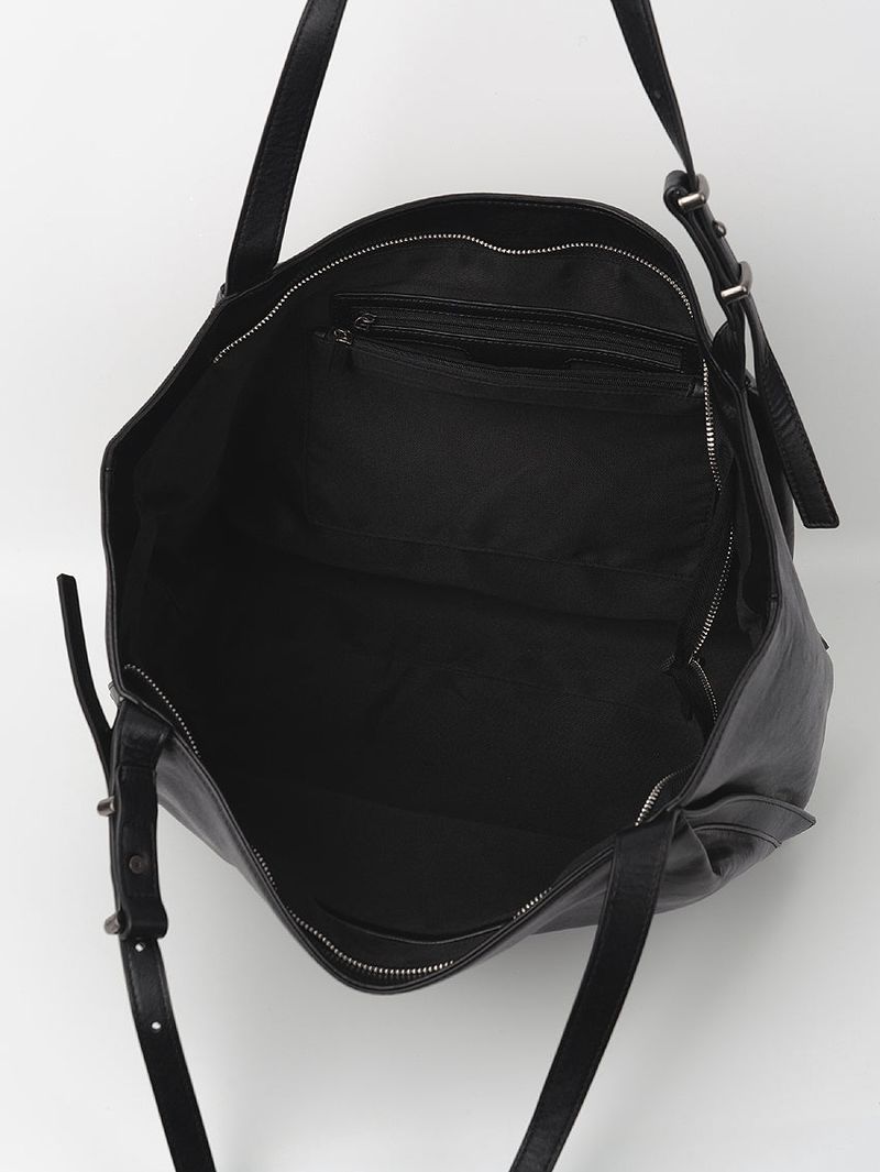 No.1107 leather tote shoulder bag