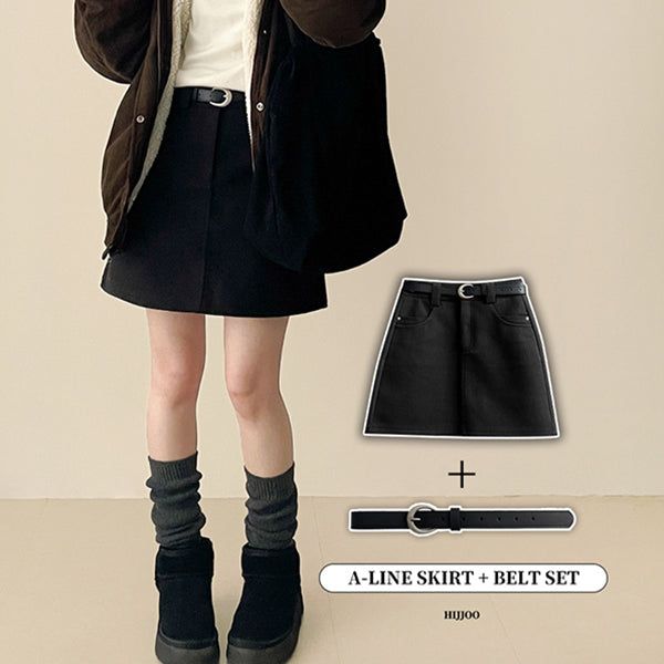 Duff A-line miniskirt