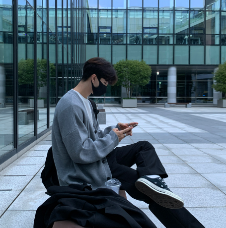 flander plain overfit cardigan