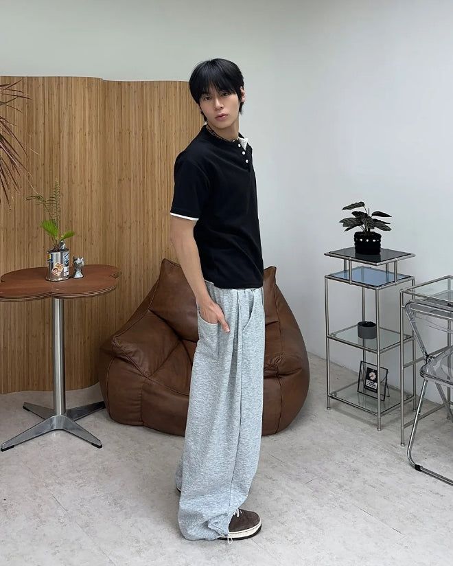 Bello Pintuck Wide Sweatpants