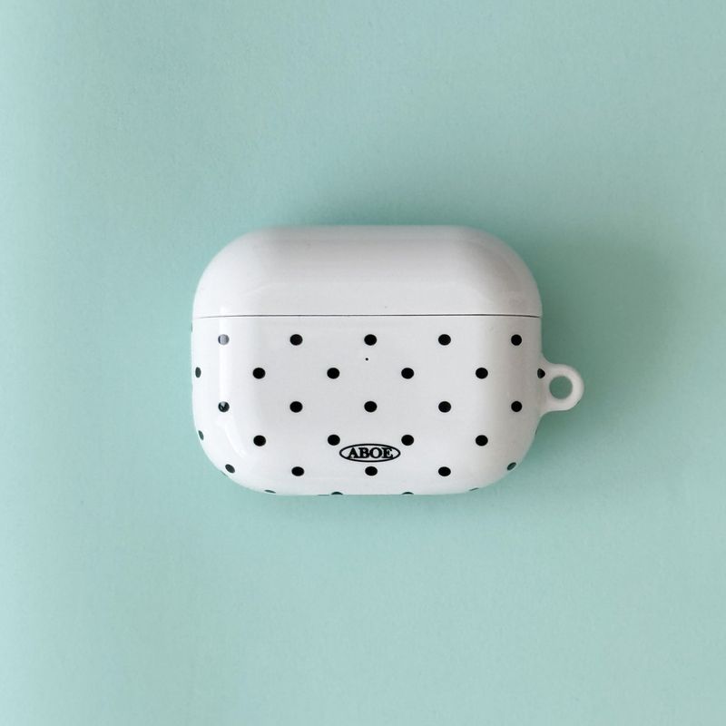 WHITE DOT Airpods Case