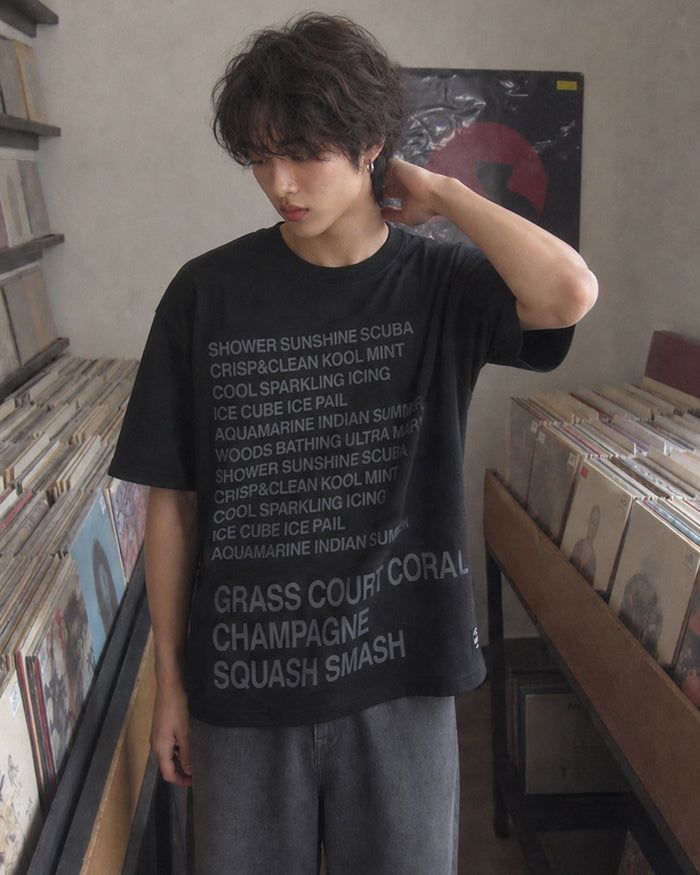 (UNISEX) Ss Slogan Over T-shirt