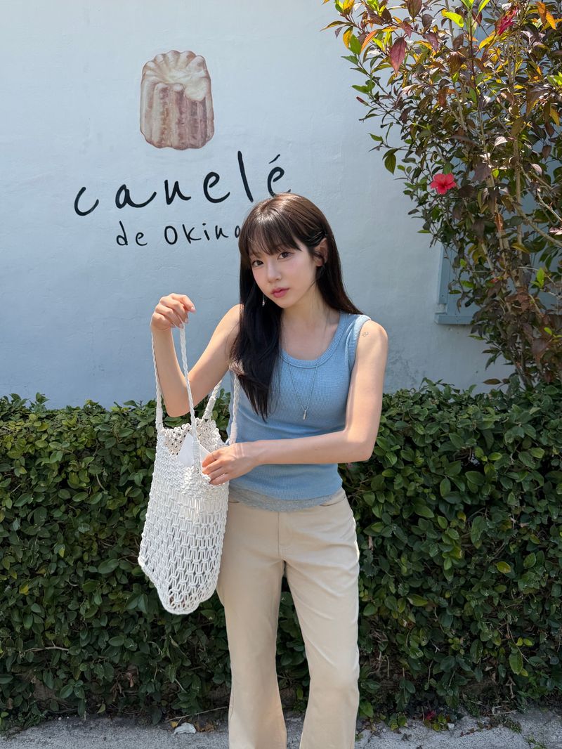 [Basic] Sunny Waffle Sleeveless