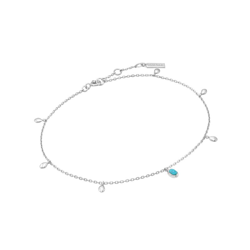 ANIA HAIE（アニア ハイエ）の「Turquoise Drop Pendant 925 Silver Anklet F044-01H（Accessories）」