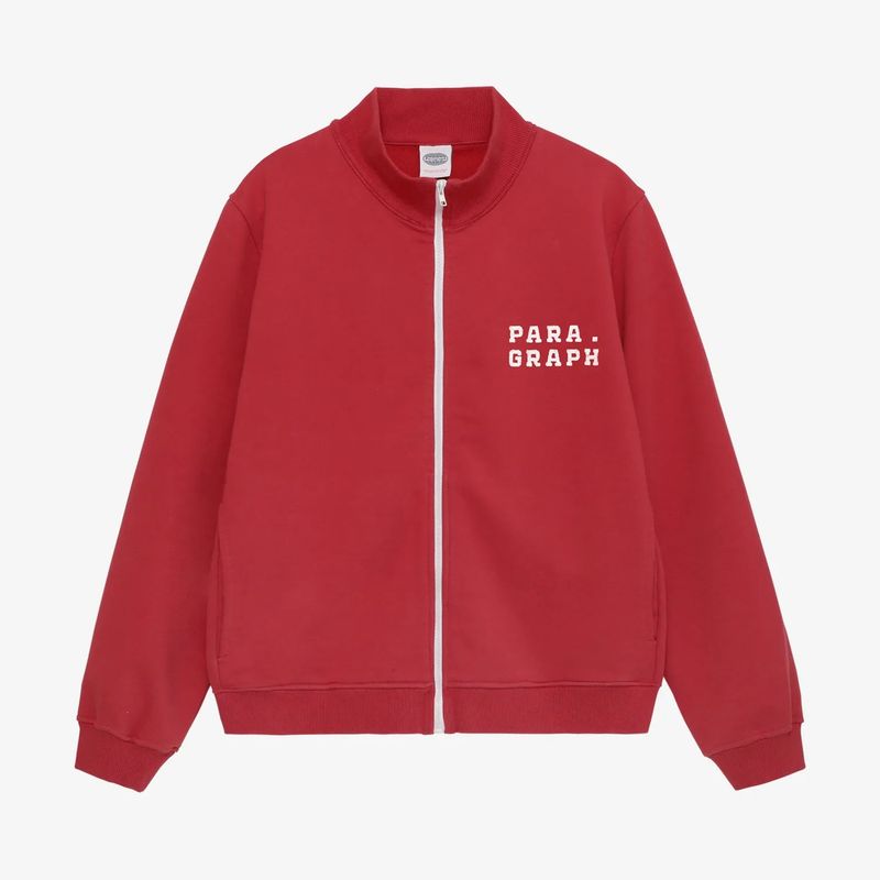 PARAGRAPH COTTON JERSEY ZIP-UP