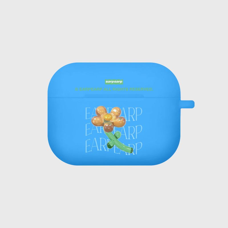 EARPEARP(アプアプ)の「JELLY FLOWER-BLUE(AIR PODS PRO-COLOR JELLY)(Hats)」