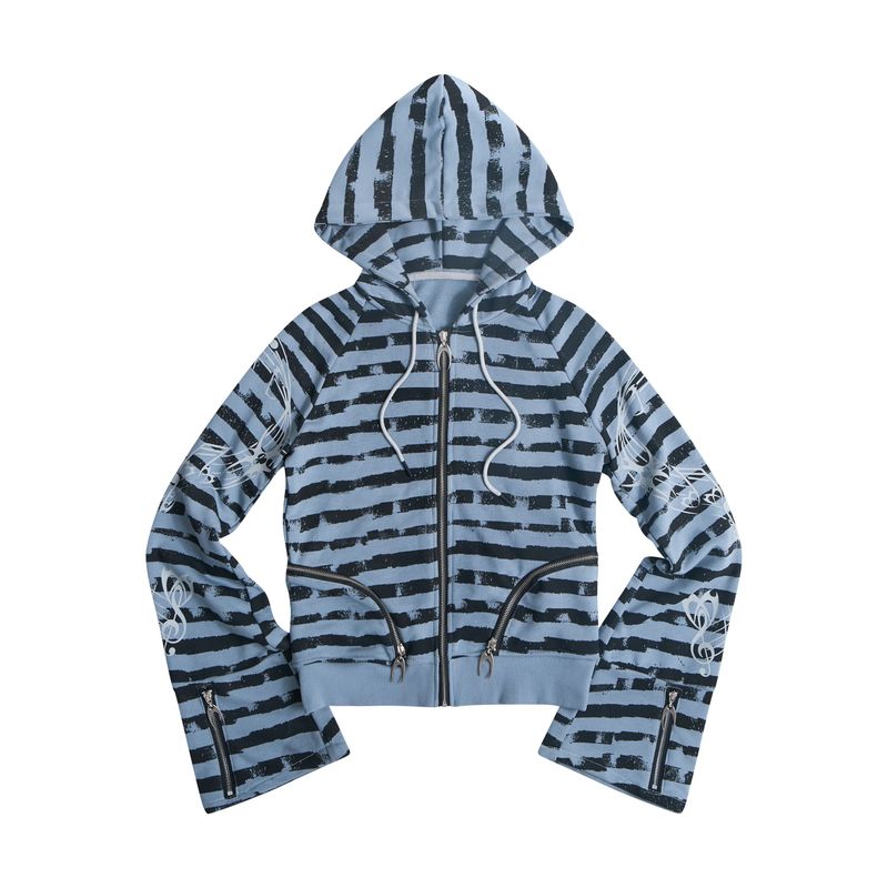 EPL STRIPPED HOODZIP