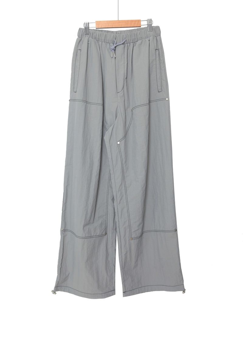 double-stitch nylon pants