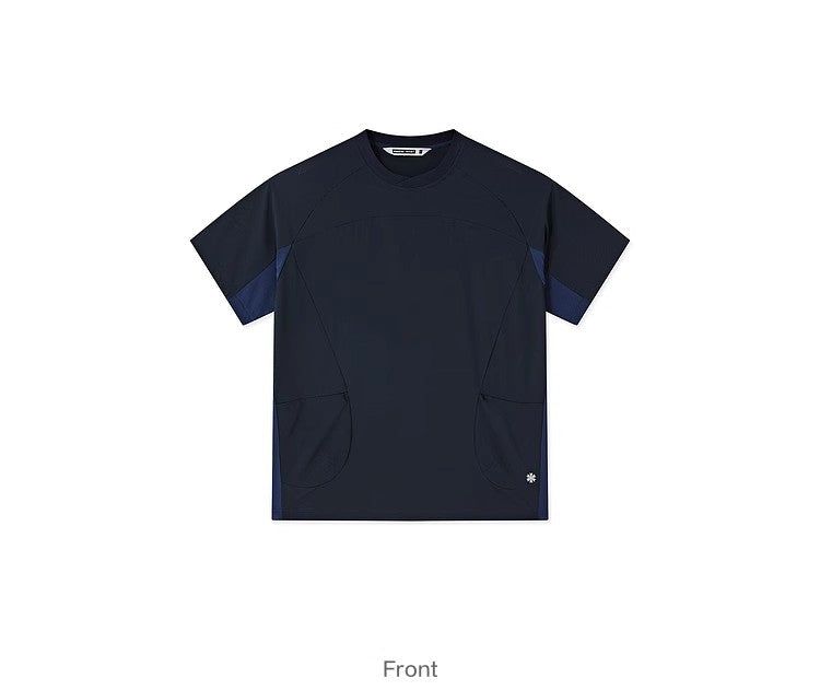 FMACM（エフエムエーシーエム）の「FMACM Spliced Breathable Mesh Cool Feeling Short Sleeve T-Shirt（Tops）」
