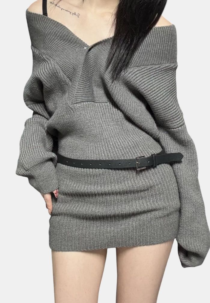 EEUN（イウン）の「Coco Knit Belt One Piece（Dresses）」