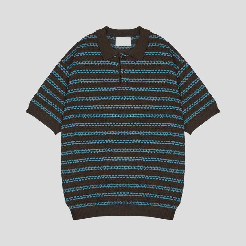 レターカラーハーフニット (3color)