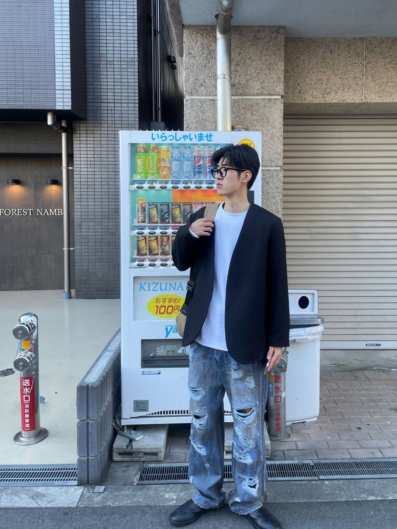 Balance collarless jacket