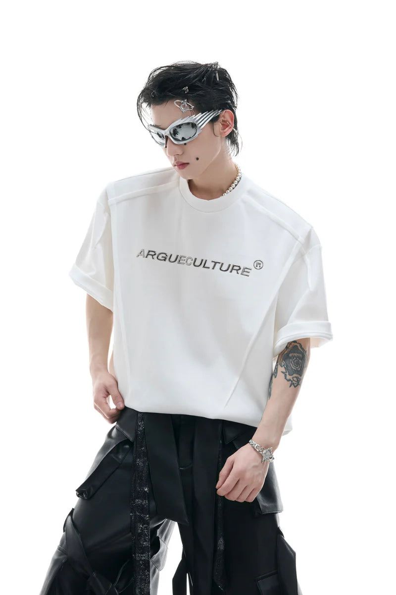 Argue Cultureの「Spine Pleated Heavyweight Tee(Tops)」
