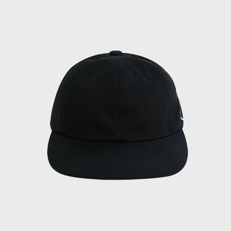 B-I-G W FLAT CAP (BLACK)
