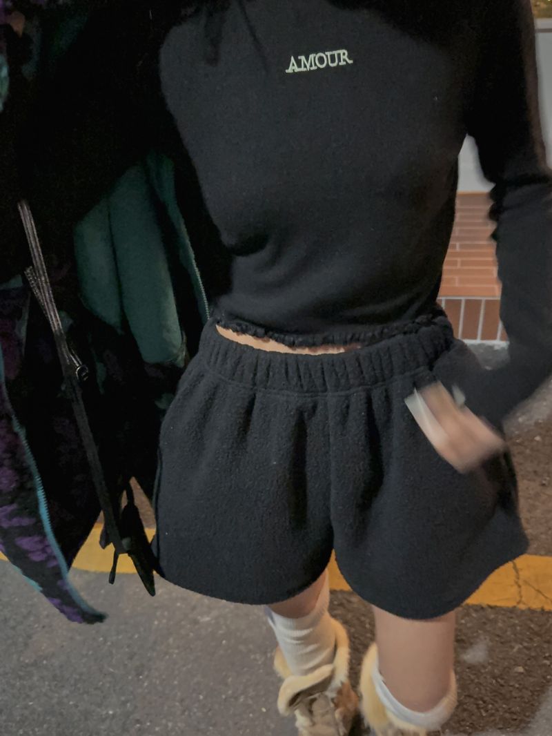 fluffy shorts