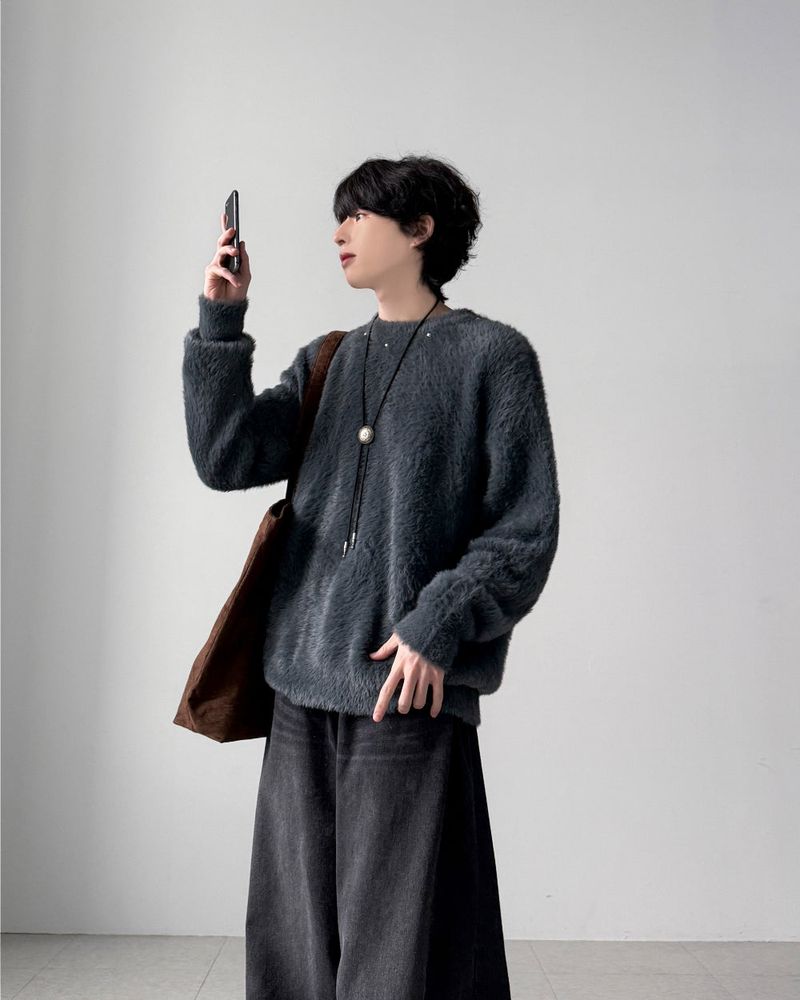 Chloe Pearl Angora Knit