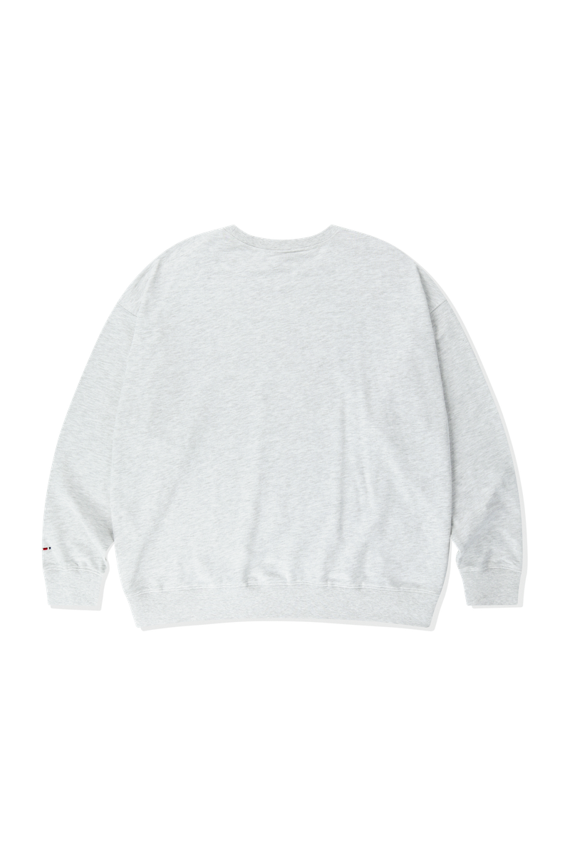 SILVER KEY-RING LOGO CREWNECK