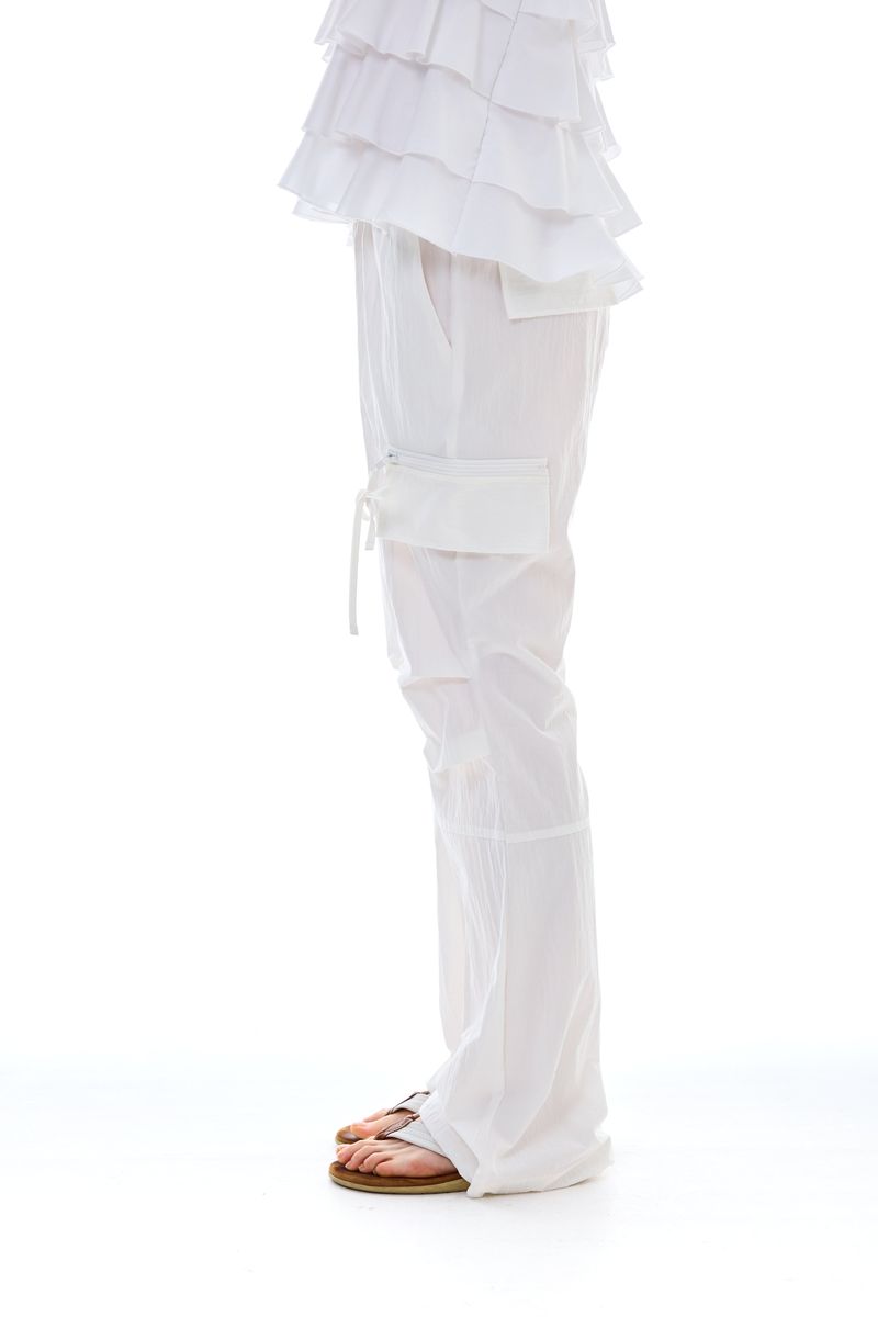 BREEZE BOOTSCUT PANTS / WHITE