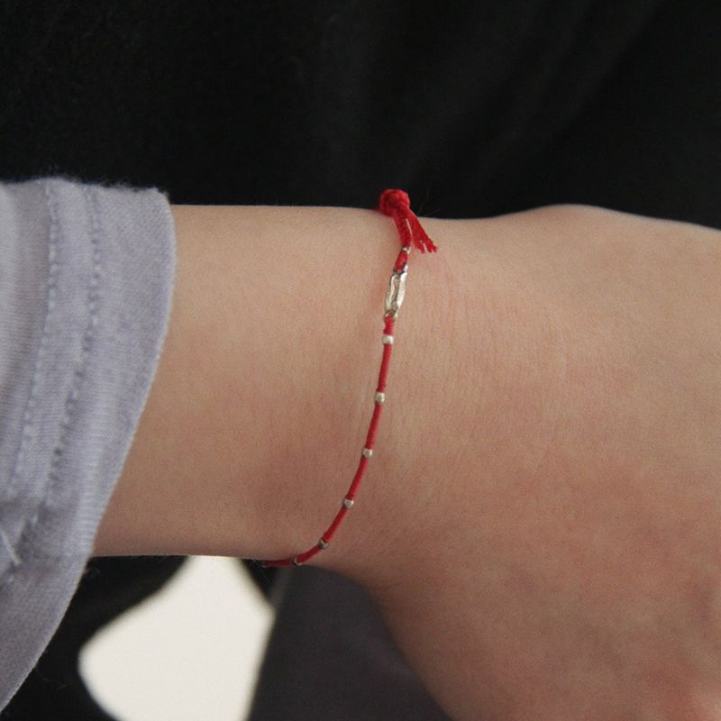 ccnmade（チェチャンナムメイド）の「ドラゴンシルバーボールブレスレット(結び目ver.)（アクセサリー）」