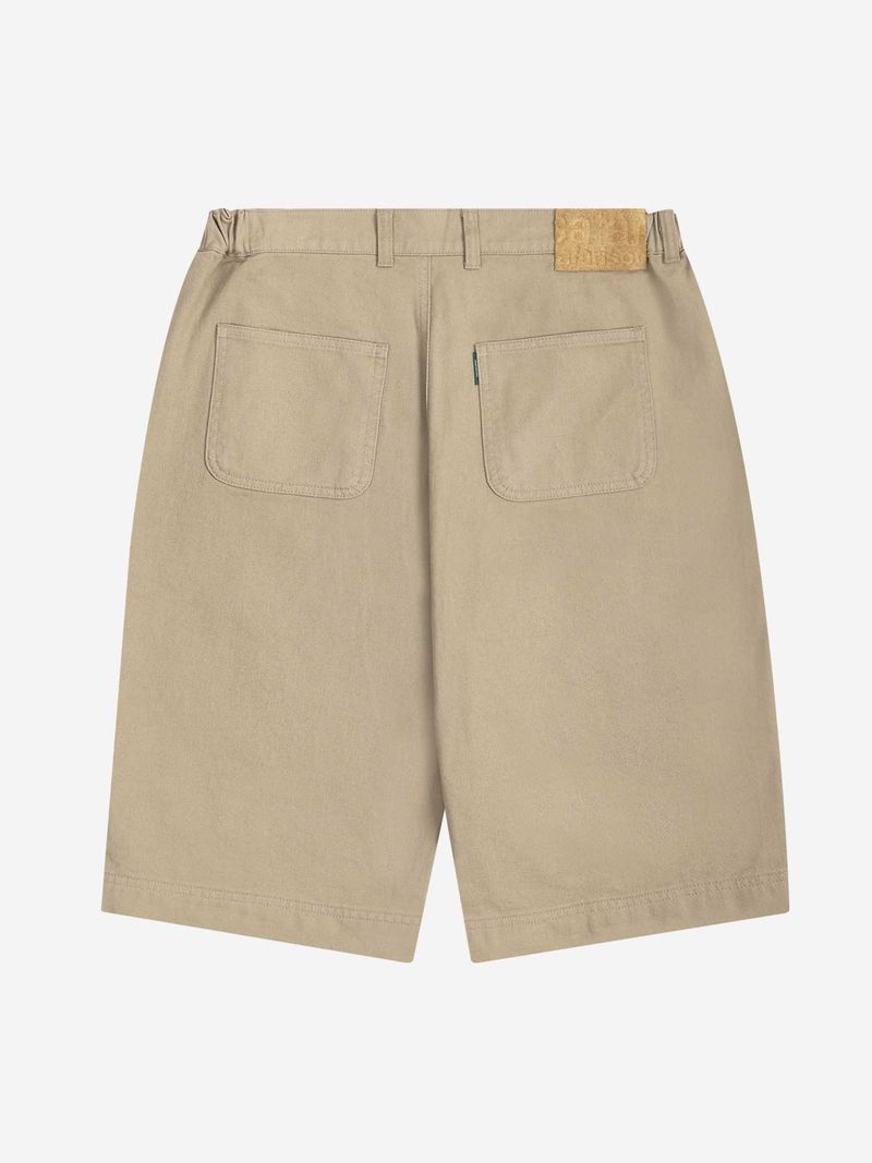 REGULAR WIDE WORK HALF PANTS (BEIGE)