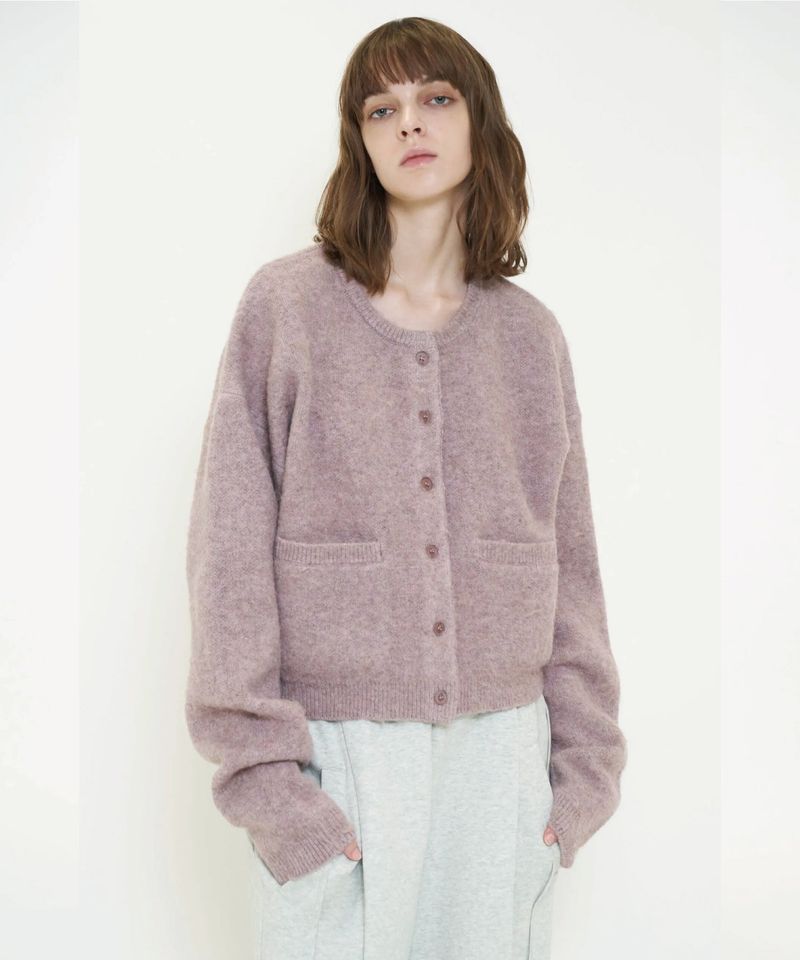 FLUFFY KNIT CARDIGAN