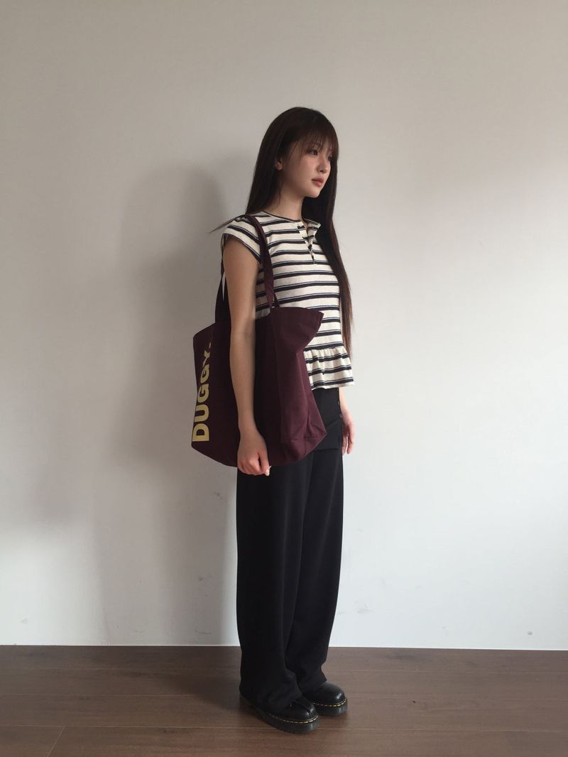 As-side button pants (2color)