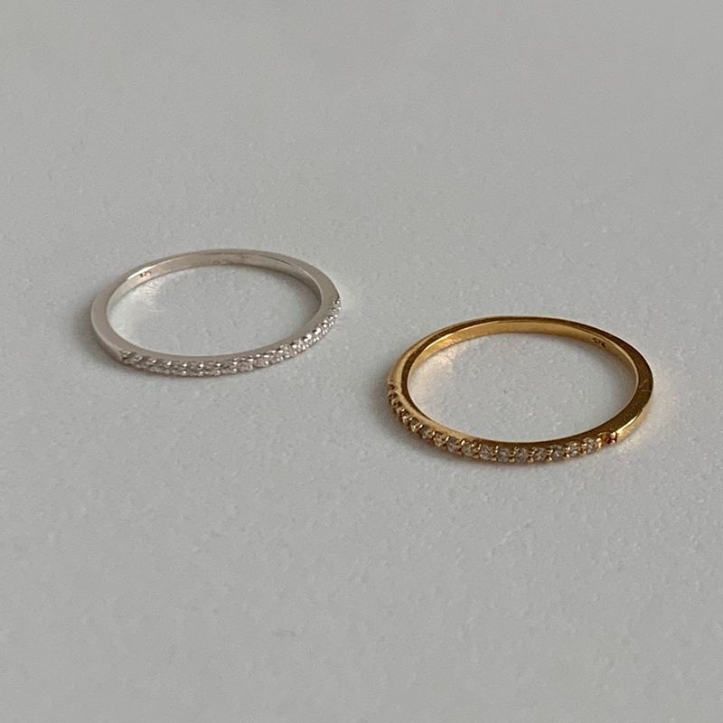 (silver925) クリンキュービックリング *silver