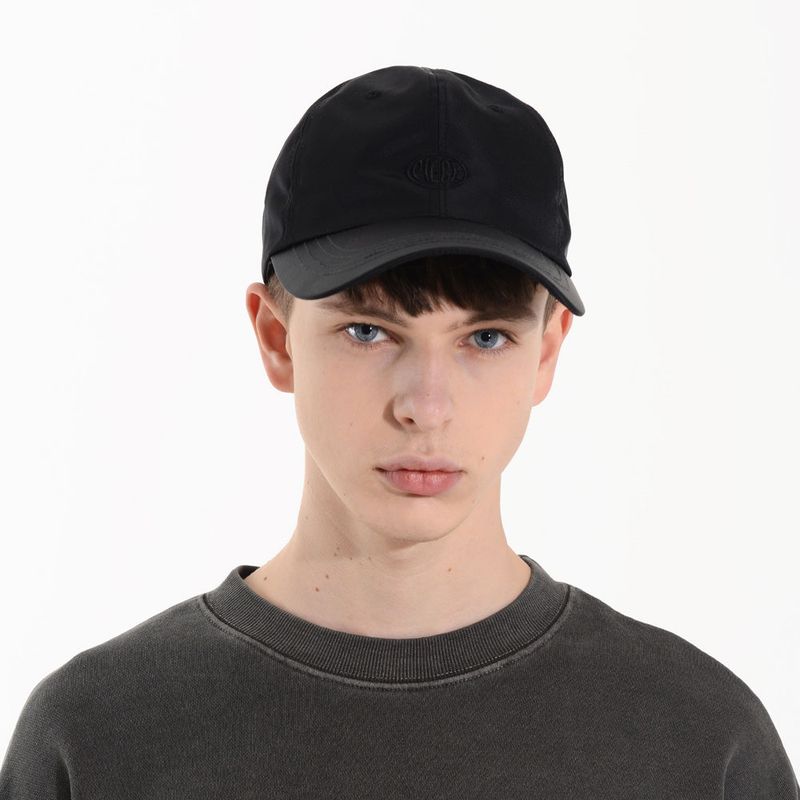 PIECEMAKER(ピースメーカー)の「NYLON TWILL BALL CAP (BLACK)(Hats)」