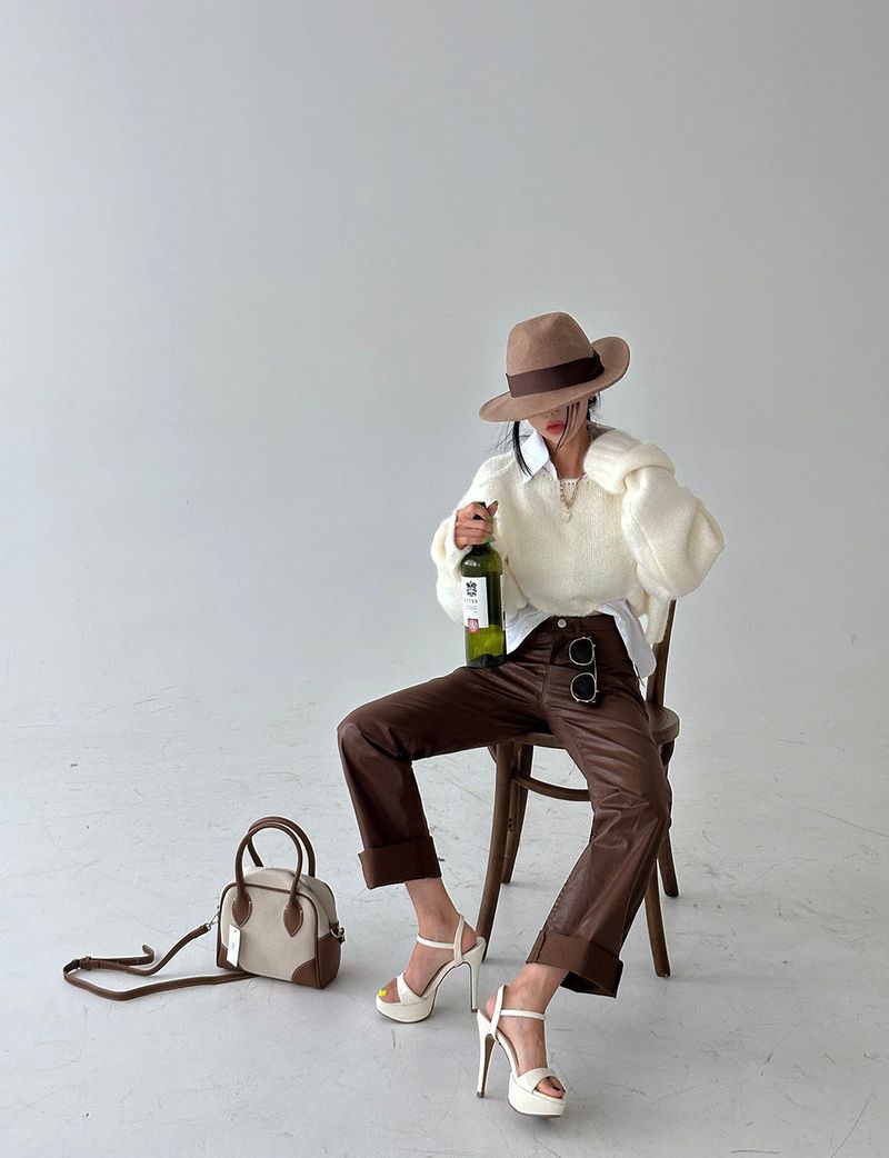Delight-J（ディライトジェイ）の「salt wool cropped knitwear（Tops）」