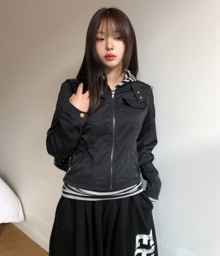 Turns Two-Pocket Biker Jacket