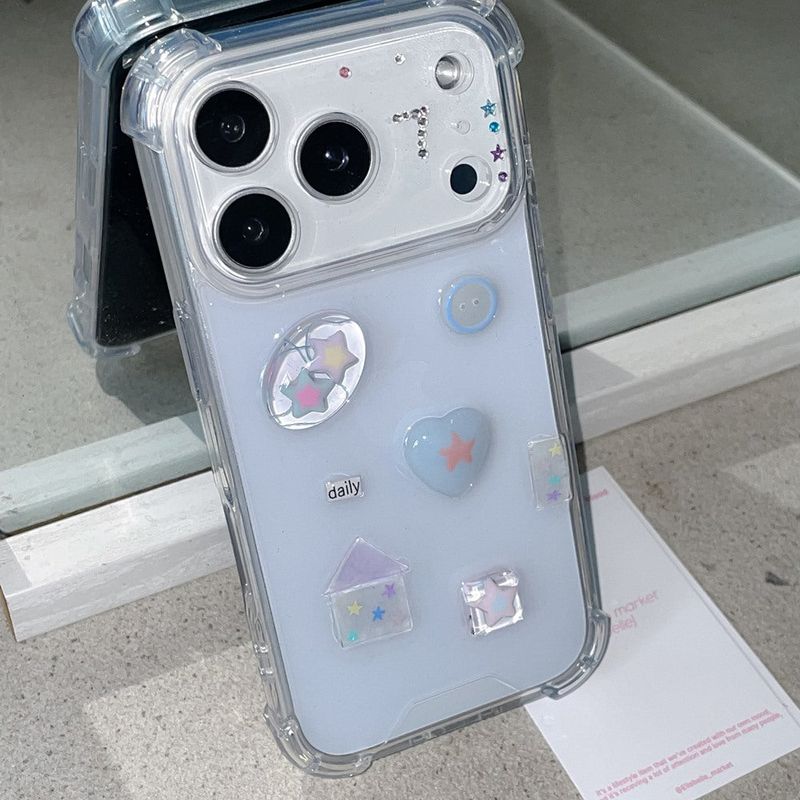 [made]creamy star ver resin phone case 