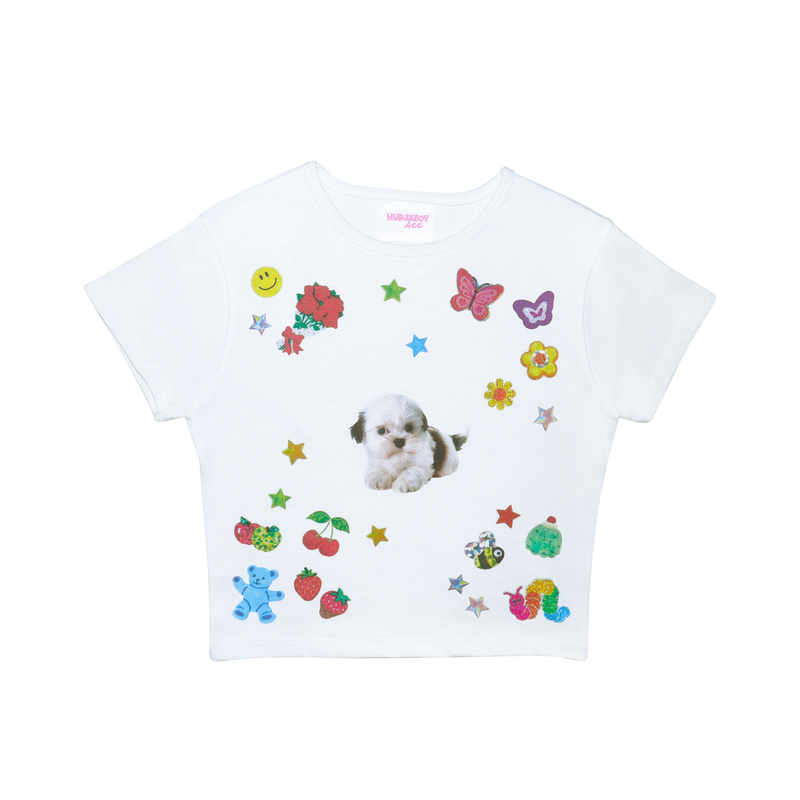 hurjaboyacc（ホジャボーイアクセ）の「パピークロップTシャツ（トップス）」