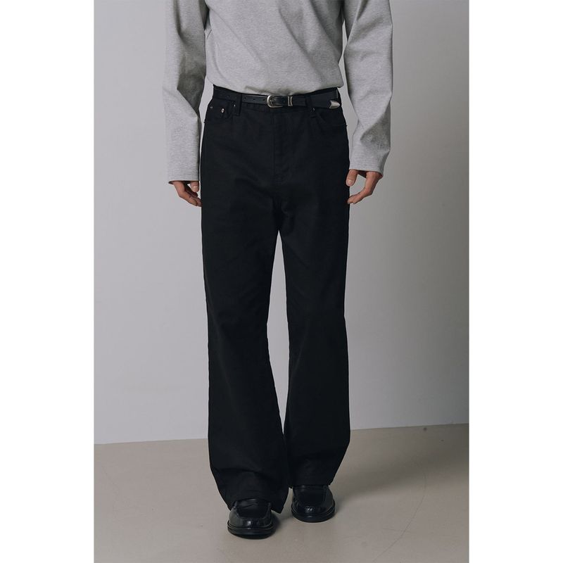 Brushed crop u neck long sleeves(Gray)