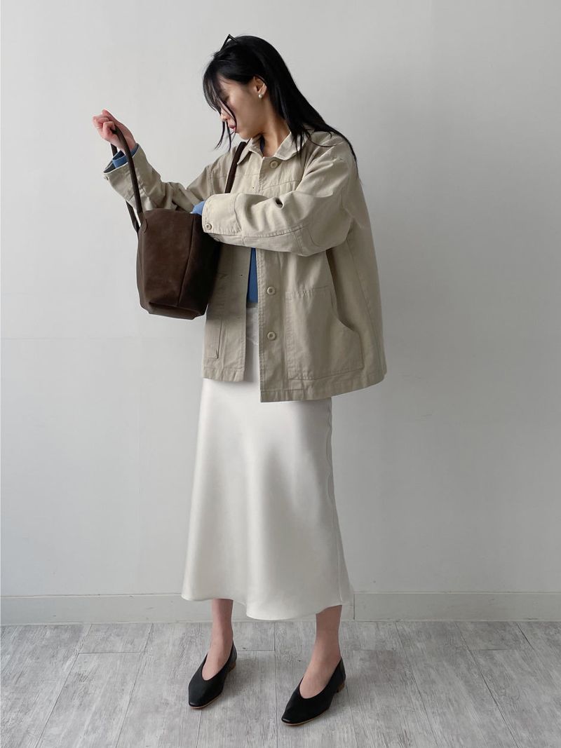 Betty Cotton Work Half Jacket