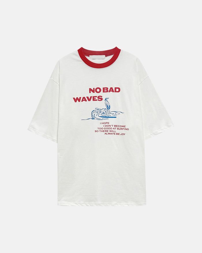 (UNISEX) Wave Ringer Tee