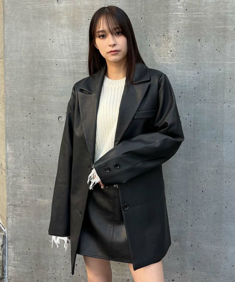ENVYM（アンビー）の「ベルト付きテーラーコート（ジャケット/アウター）」