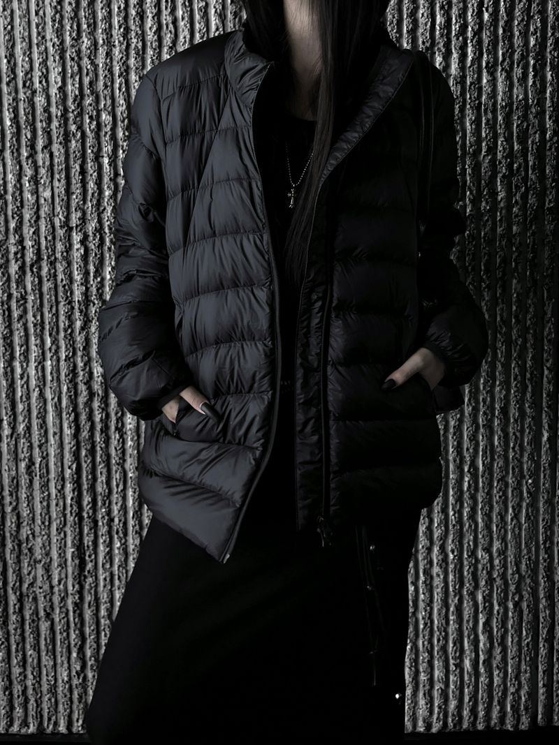 [unisex] aro duck down light puffer (2color)