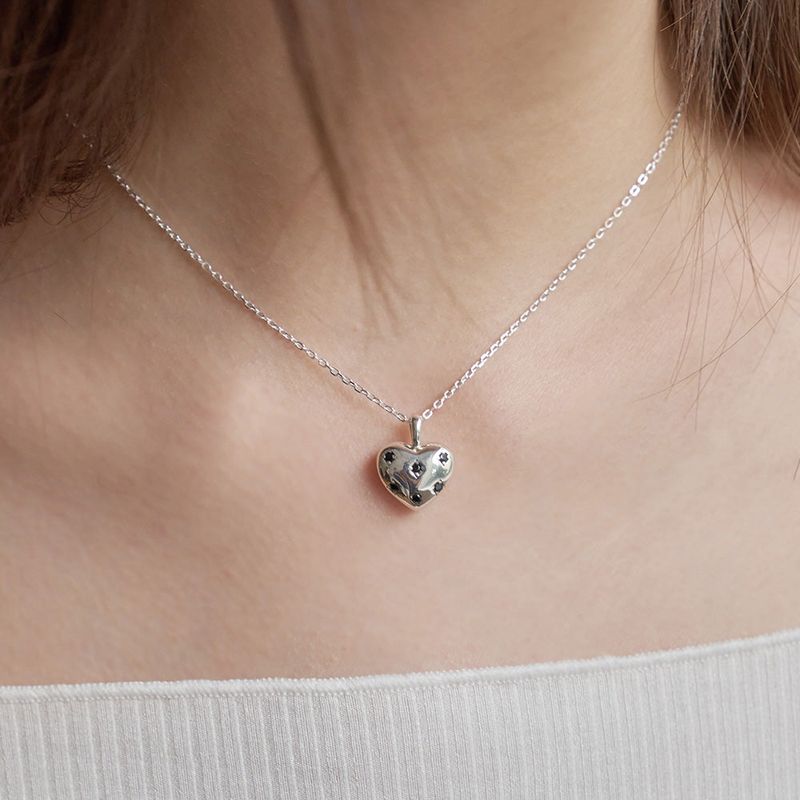 Vintage Heart Pendant Necklace