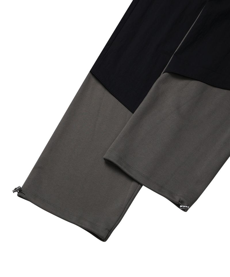 PIPPING MIX PANTS_BLACK
