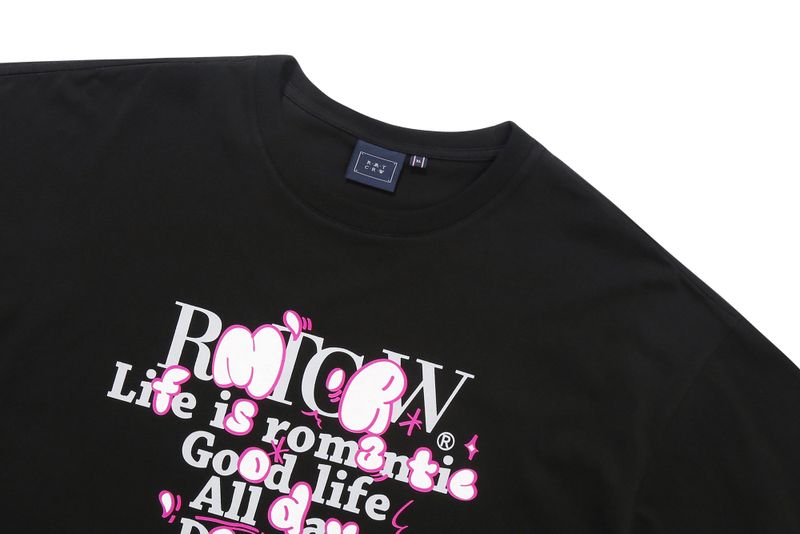 CHUBBY LOGO TEE SHIRT_BLACK