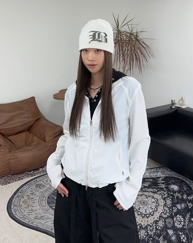 SATIIIZ（サティーズ）の「Carton Nylon Wind Jacket（Jackets/Outerwear）」