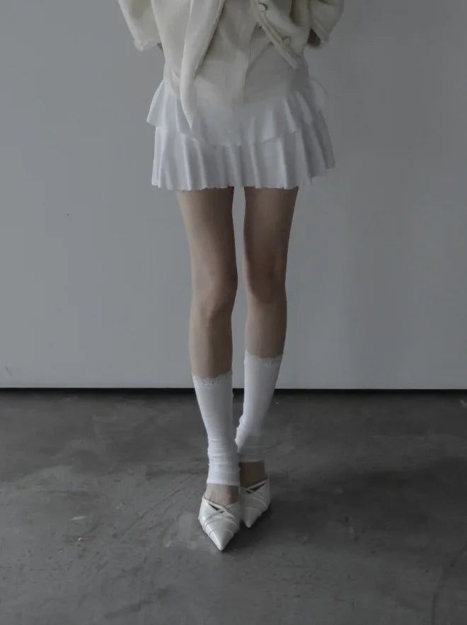 mnem（ムネム）の「Io Frill Tiered Skirt（Pants）」