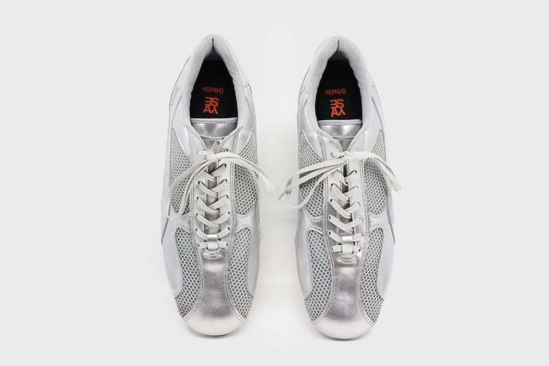 [Lab Series] Spider Leather Sneakers Silver