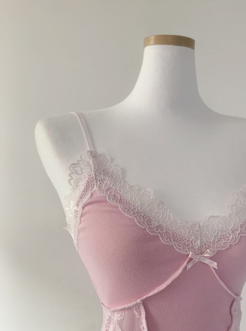 Ridona Lace Top (light pink)