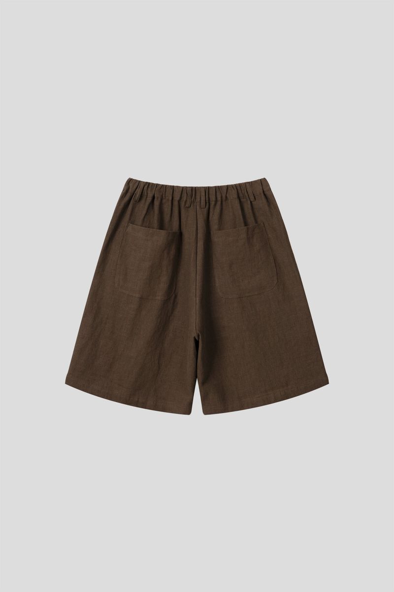 Cool Linen Bermuda Wide Shorts 4COLOR