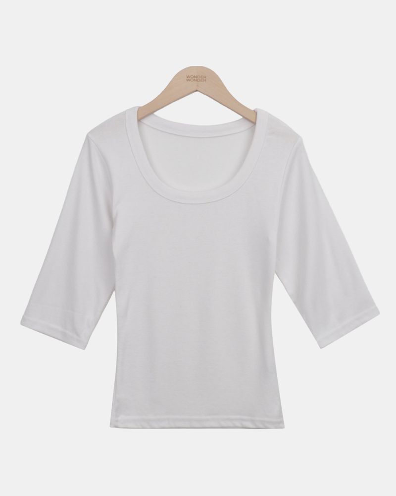 Luhel Round-Neck 7-Sleeve T-Shirt