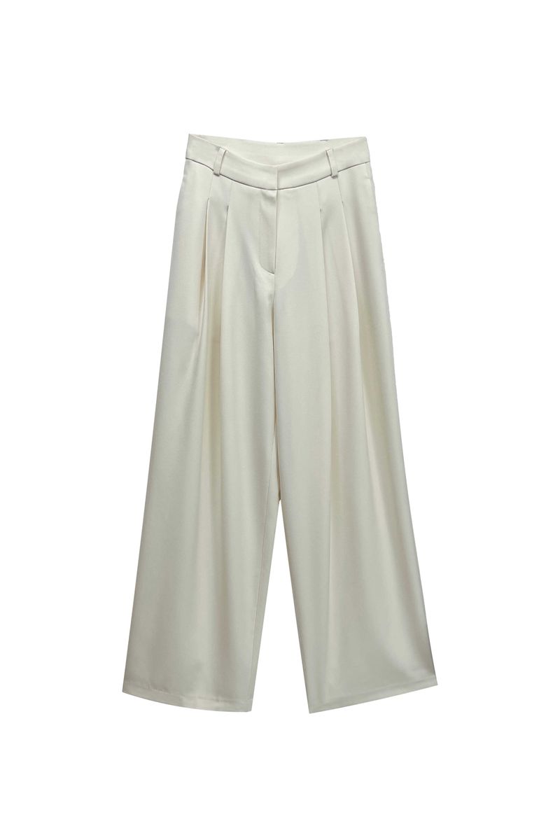 TOMO WIDE SLACKS / IVORY