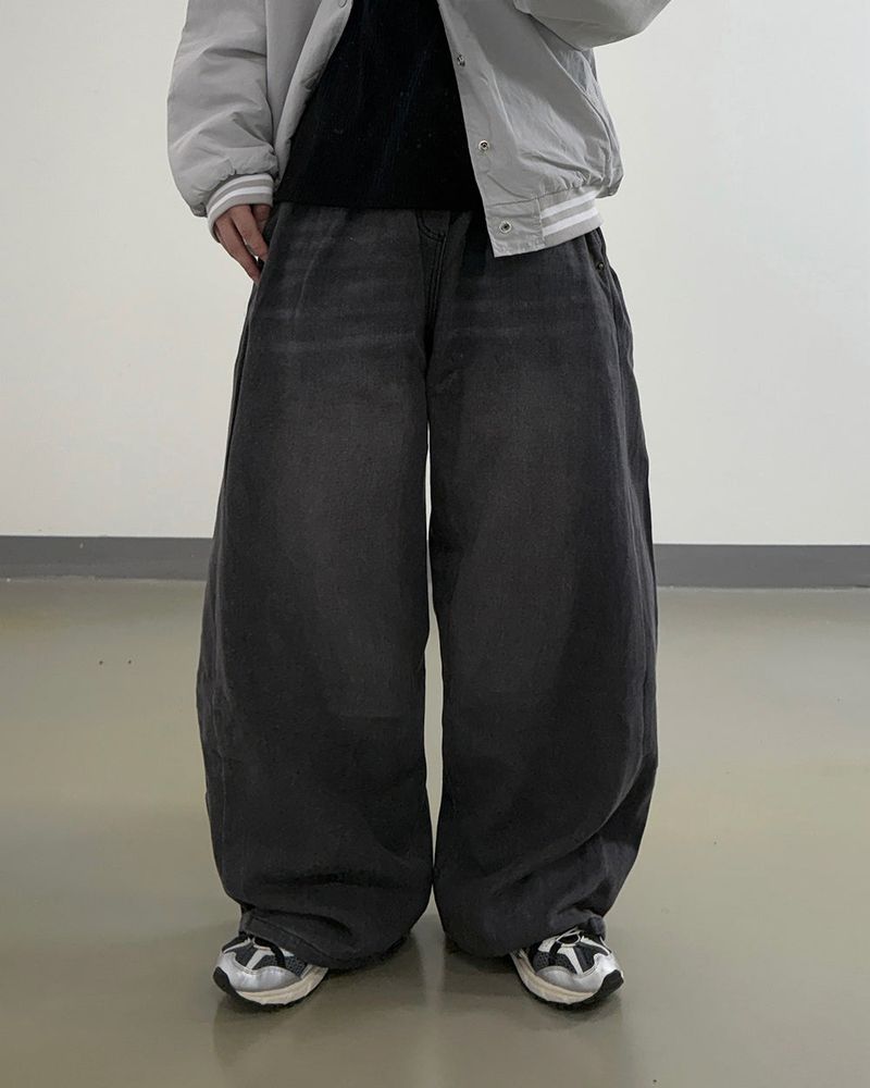 Avan Snap Balloon Fleece Denim